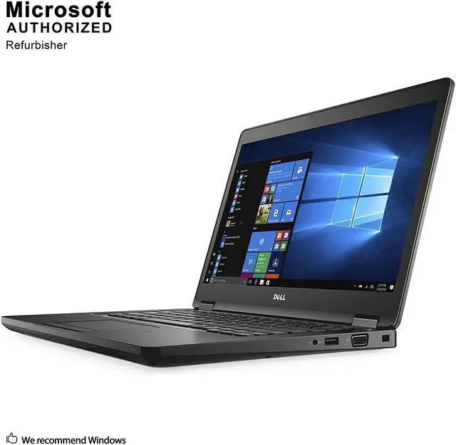 Alt view image 3 of 9 - Dell Latitude 5480 14-inch Business Laptop Intel i5-6300U 8GB DDR4 256GB SSD Backlit Keyboard Win 10 Pro