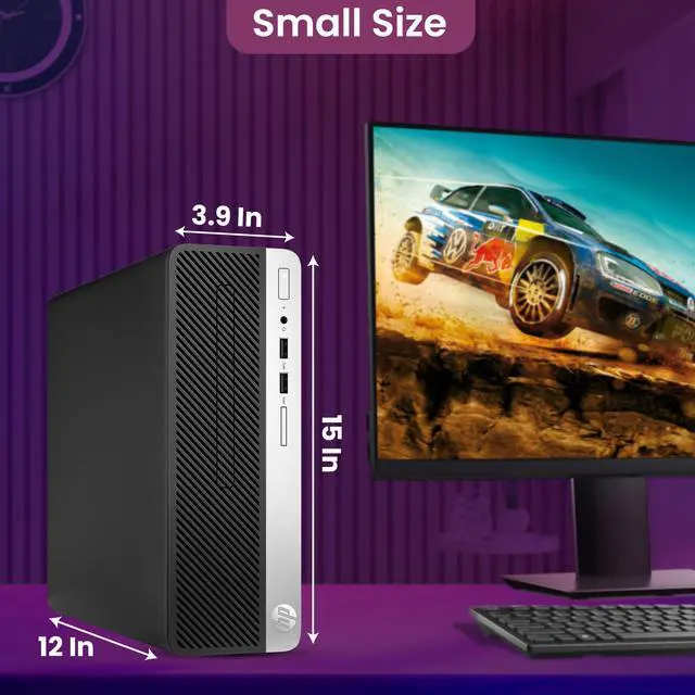 Alt view image 3 of 7 - HP G3 Gaming Desktop SFF PC Computer Intel Core i5-6500 6th Gen. 16GB DDR4 RAM, 256 GB SSD + 1 TB HDD, NVIDIA GT 1030 2GB, Bto Keyboard & Mouse, WiFi Windows 11 Pro (Renewed)