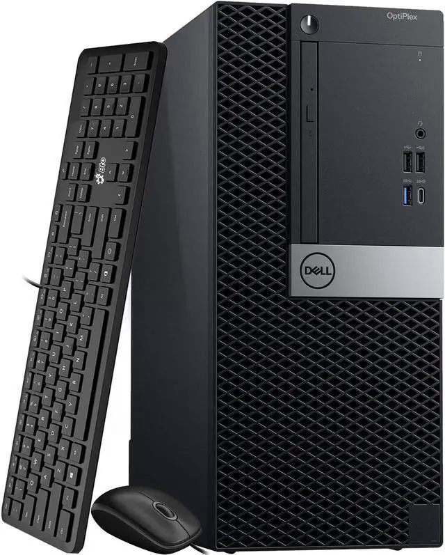 Main image of Dell OptiPlex Desktop Computer Tower Intel Hexa Core i7-8700 Processor, 16GB DDR4 Ram, 2TB SSD, Keyboard & Mouse, Bto Wi-Fi Windows 11 Pro (Renewed)
