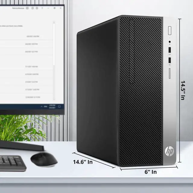 Alt view image 3 of 7 - HP G4 Desktop Tower Computer PC Intel Hexa Core i5-8500 upto 4.10GHz 64GB Ram 1TB SSD 1TB HDD Built-in Wi-Fi, Bto Keyboard & Mouse, Windows 11 Professional (Renewed)