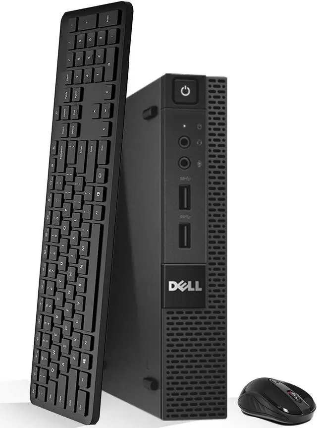 Main image of DELL OptiPlex 9020 Tiny Desktop Micro Computer PC Intel Core i3-4160T, 8GB Ram, 256GB Solid State SSD, Bto Keyboard & Mouse, Wi-Fi, Windows 10 Professional (Renewed)