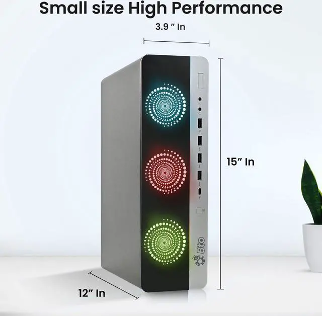 Alt view image 3 of 7 - HP RGB SSF Desktop Gaming PC, Intel i5-6500, 16GB DDR4 Ram, 1TB Solid State Drive(SSD), NVIDIA GeForce GTX 1050ti, Wi-Fi, BTO RGB Keyboard & Mouse, Windows 11 Professional (Renewed)