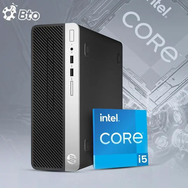 Alt view image 2 of 7 - HP EliteDesk 800 G3 Desktop Computer PC, Intel Quad Core i5-6500 upto 3.60GHz, 8GB DDR4 Ram, 256GB SSD, Built-in Wi-Fi , BTO Keyboard & Mouse, Windows 10 Professional (Renewed)