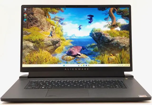 Alt view image 2 of 7 - Dell Alienware M17 R5 Gaming Laptop, 17 Inch FHD, AMD Ryzen 9 6900HX, 32GB RAM, 2TB NVMe, NVIDIA RTX 3060 Windows 11 Home