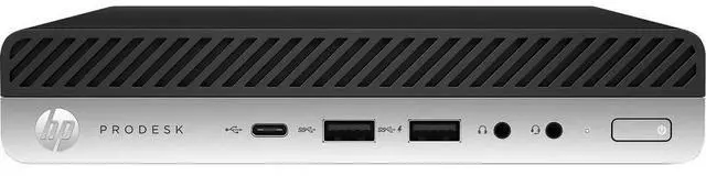 Alt view image 2 of 7 - HP 600 G4 Tiny Desktop Computer PC, Intel Hexa Core i5-8500T upto 3.50GHz, 32GB DDR4 Ram, 512GB NVMe, Built-in Wi-Fi , Wireless Keyboard & Mouse, Windows 11 Professional (Refurbished)