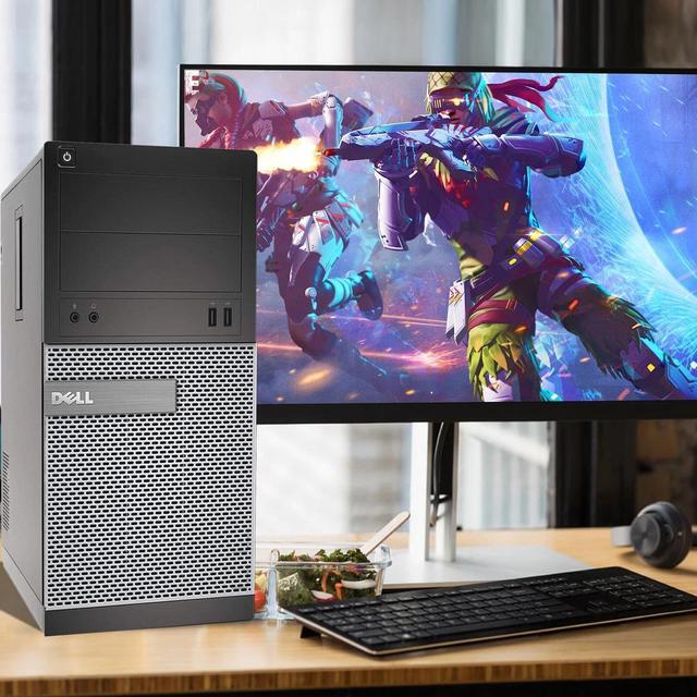 Alt view image 2 of 6 - Dell Optiplex 7020 Tower Gaming PC Desktop Computer Intel Quad Core i5-4th 16GB Ram 512GB SSD BTO RGB Keyboard & Mouse, Nvidia GTX 1660s 6gb DDR6, Window 11 Professional (Renewed)