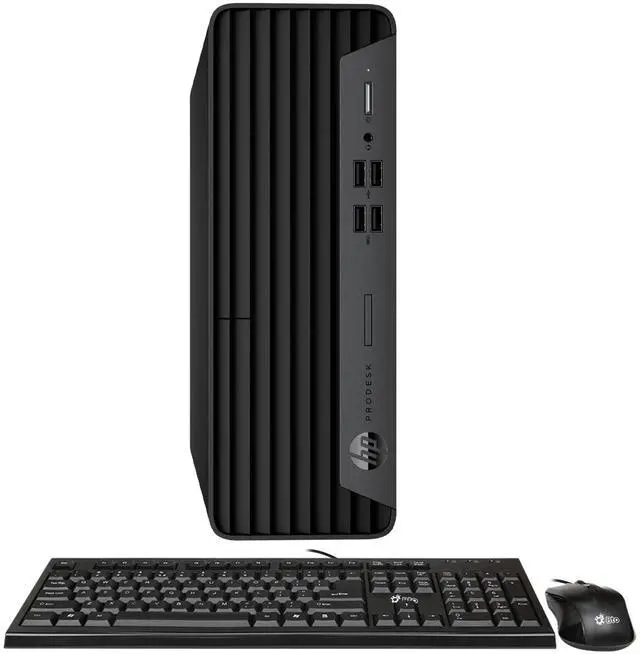 Main image of HP EliteDesk 800 G6 Desktop SFF PC Intel Hexa Core i5-10500 10th Gen. Processor up to 4.50 GHz, 64GB DDR4 Ram, 1TB NVMe, Wireless Keyboard & Mouse, Built-in Wi-Fi, Windows 11 Pro (Renewed)