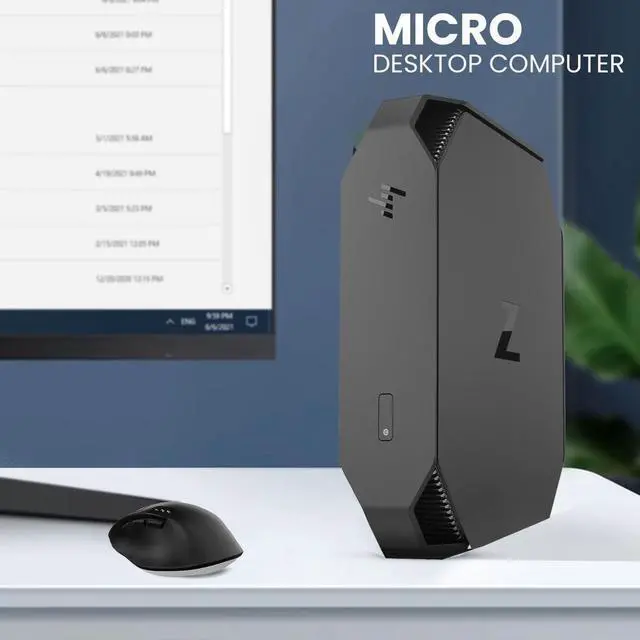 Alt view image 5 of 6 - HP Z2 Tiny Desktop Mini Workstation PC Intel Quad Core i7-6700T, 32GB DDR4 Ram, 512GB NVMe SSD, Wireless Keyboard & Mouse, Wi-Fi Adapter, Windows 11 Professional (Renewed)