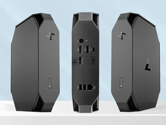 Alt view image 6 of 6 - HP Z2 Tiny Desktop Mini Workstation PC Intel Quad Core i7-6700T, 32GB DDR4 Ram, 512GB NVMe SSD, Wireless Keyboard & Mouse, Wi-Fi Adapter, Windows 11 Professional (Renewed)