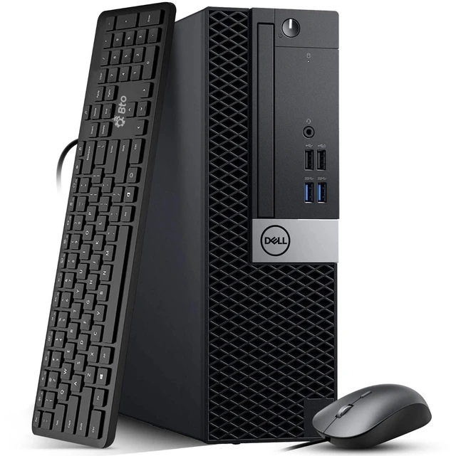 Main image of Dell OptiPlex 5060 Desktop SFF Computer PC Intel Core i5-8500 up to 4.10GHz, 32GB DDR4 Ram,256GB SSD, Wi-Fi, Keyboard & Mouse, Windows 11 Pro (Renewed)