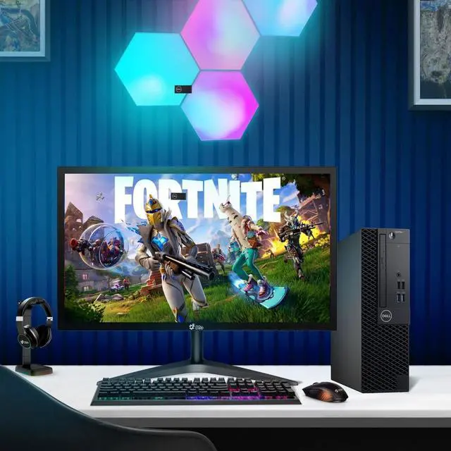 Alt view image 5 of 7 - Dell OptiPlex 3070 SFF Gaming Desktop Computer PC Intel Core i5-9500,8GB DDR4 Ram, 1TB SSD, NVIDIA GeForce GT 1030, 22Inch Monitor, Wi-Fi , RGB Keyboard & Mouse, Windows 11 Pro (Renewed)