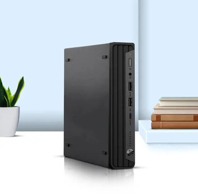 Alt view image 5 of 6 - HP EliteDesk 800 G6 Tiny Desktop Mini PC Intel Hexa Core i5-10500T 10th Gen. Processor up to 3.80 GHz, 16GB DDR4 Ram, 1TB SSD,24 Inch Monitor, Wireless Keyboard & Mouse, Built-in Wi-Fi, Windows11 Pro