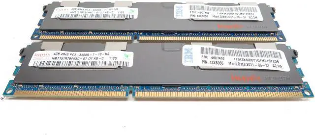 Main image of HYNIX HMT151R7BFR8C-G7 4GB PC3 8500R 4Rx8 memory dimm *Server memory only*