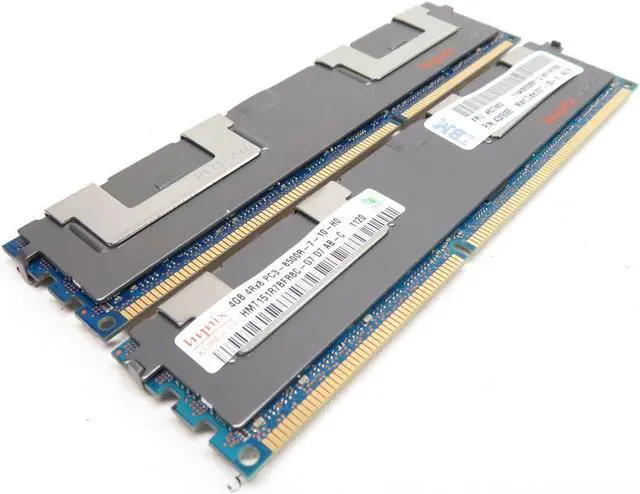 Alt view image 3 of 3 - HYNIX HMT151R7BFR8C-G7 4GB PC3 8500R 4Rx8 memory dimm *Server memory only*