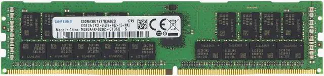 Main image of For Dell SNPTN78YC/32G A9781929 32 GB 288-Pin DDR4 ECC RDIMM Server RAM for PowerEdge R740xd2 by SAMSUNG Server Memory Model M393A4K40CB2-CTD