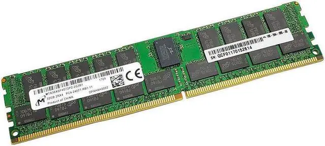 Alt view image 2 of 2 - MICRON RAM 32G 288-Pin DDR4 SDRAM ECC Buffered / Registered DDR4 2400 (PC4 19200) 2Rx4  Server Memory Model CT32G4RFD424A Replacement For Systems Of  PowerEdge R430