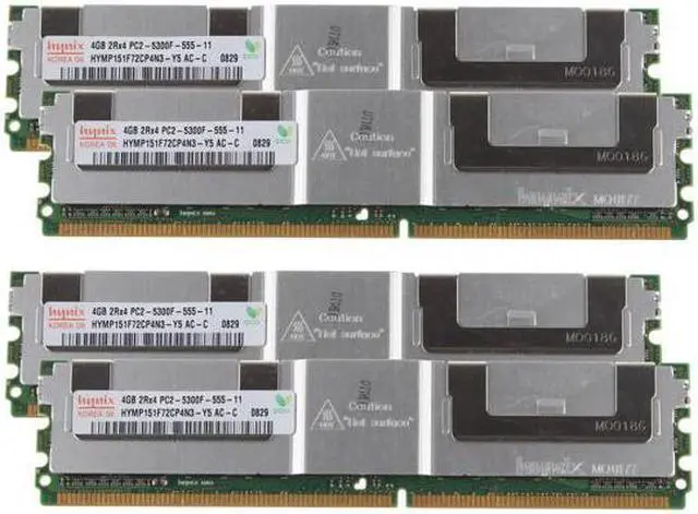 Main image of Hynix 32GB 32G (8X4GB) DDR2-667MHZ PC2-5300F 2RX4 ECC FB-DIMM Server Memory RAM