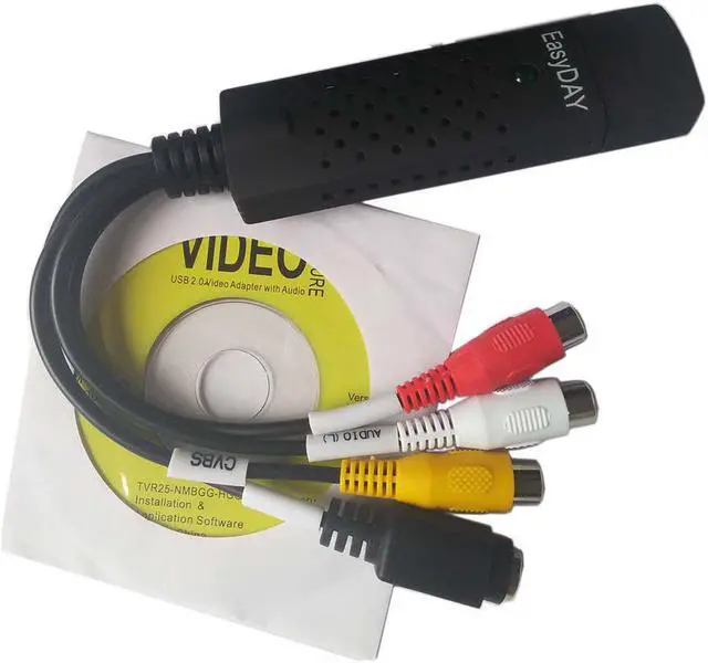 Alt view image 4 of 4 - Easyday DC60 USB 2.0 Video Capture Card Adapter Audio Grabber Easycap with ChipSet UTVF 007 for Windows 7 8 10