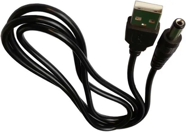 Alt view image 3 of 5 - Easyday USB A Male to 5.5mm / 2.1mm 5V 1A DC Barrel Jack Power Charger AC Adapter Cable Connector Cord