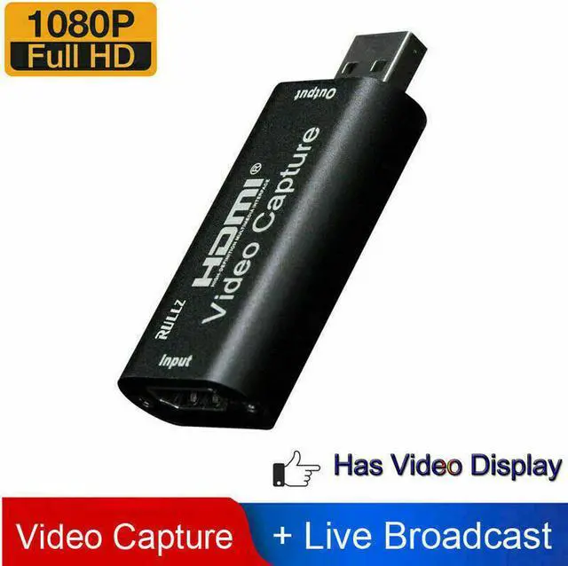 Main image of easyday Audio Video Capture Cards HDMI to USB 1080p USB2.0 Record via DSLR Camcorder Action Cam for High Definition Acquisition, Live Broadcasting