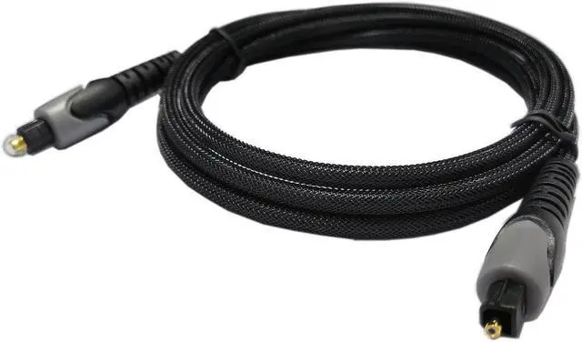 Alt view image 2 of 5 - Easyday Optical Cable Digital Audio 1.5m - Flexible Nylon Braided Toslink Port Cable Optical Cable for Soundbar, Smart TV, PS4, X-Box, DVD/CD, Home Theater and More