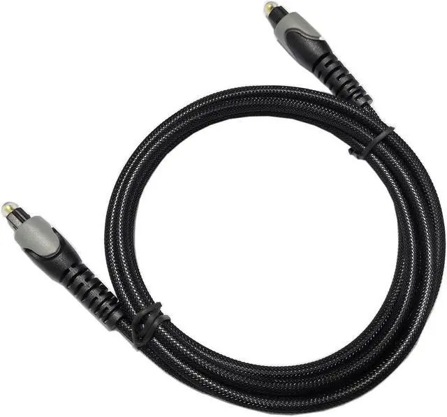 Alt view image 4 of 5 - Easyday Optical Cable Digital Audio 1.5m - Flexible Nylon Braided Toslink Port Cable Optical Cable for Soundbar, Smart TV, PS4, X-Box, DVD/CD, Home Theater and More