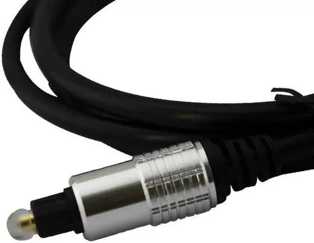 Alt view image 3 of 5 - Easyday Optical Cable 1.5M Optical Digital Audio Cable Toslink Lead for LG/Samsung/Sony/Philips Sound Bar, Smart TV, Home Theater, PS4, Xbox & PlayStation - 5ft/Black