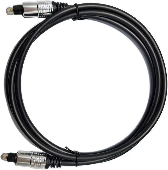 Alt view image 5 of 5 - Easyday Optical Cable 1.5M Optical Digital Audio Cable Toslink Lead for LG/Samsung/Sony/Philips Sound Bar, Smart TV, Home Theater, PS4, Xbox & PlayStation - 5ft/Black