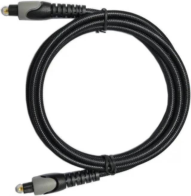 Main image of Easyday Optical Cable Digital Audio 1.5m - Flexible Nylon Braided Toslink Port Cable Optical Cable for Soundbar, Smart TV, PS4, X-Box, DVD/CD, Home Theater and More