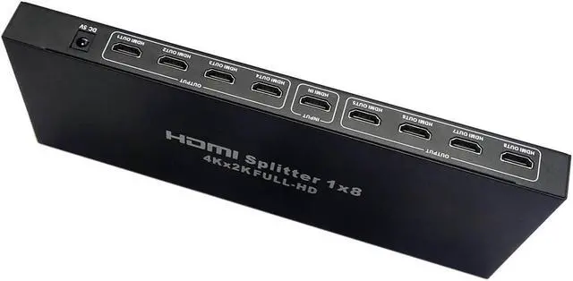 Main image of HDMI Splitter 1 in 8 Out, easyday Full HD 1080P 3D 4K HDMI Distribution Amplifier 1X8 HDMI Splitter for PS3/4/5 X-box F-ire Stick DVD Player HDTV Projectors