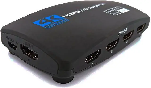 Alt view image 4 of 6 - Easyday HDMI2.0b Switch 5X1 5 in 1 out 4K/60HZ HDCP2.2 new product