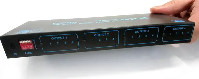 Alt view image 7 of 7 - Easyday DMI2.0b Matrix 4X4 4K/60HZ HDCP2.2 only requires 5V2A power supply