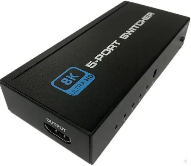 Alt view image 4 of 7 - Easyday HDMI2.1 5X1 switch 5 inputs 1 output 8K@60Hz