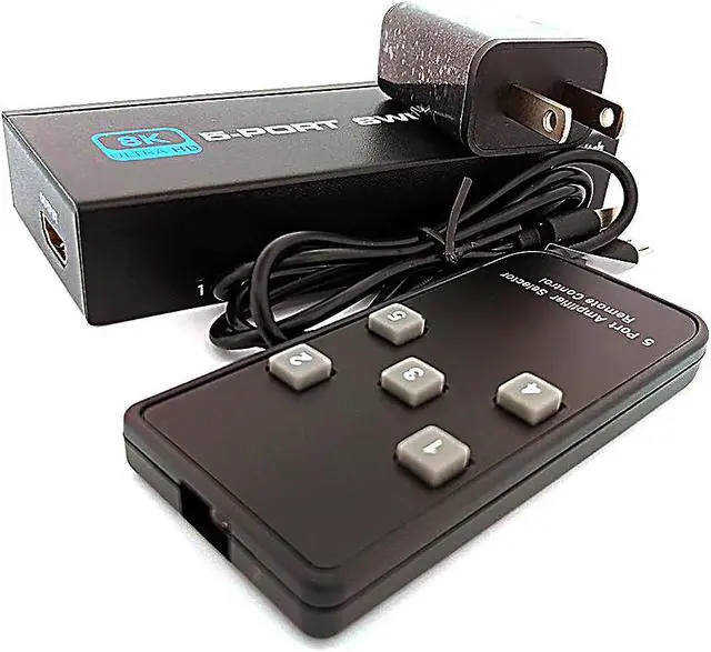 Alt view image 7 of 7 - Easyday HDMI2.1 5X1 switch 5 inputs 1 output 8K@60Hz