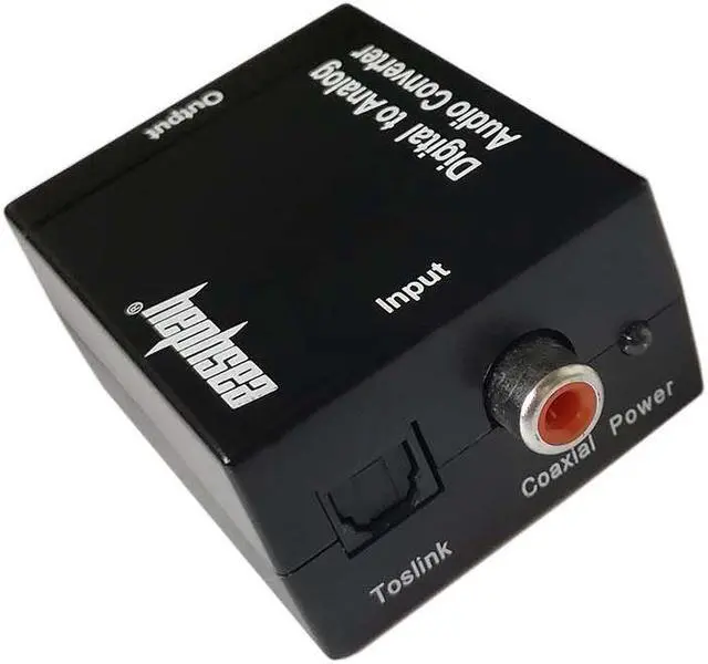 Alt view image 3 of 5 - DAC Digital Optical Coaxial Toslink to Analog RCA L/R Audio Converter Adapter USNE_DAC_50CM_UKP