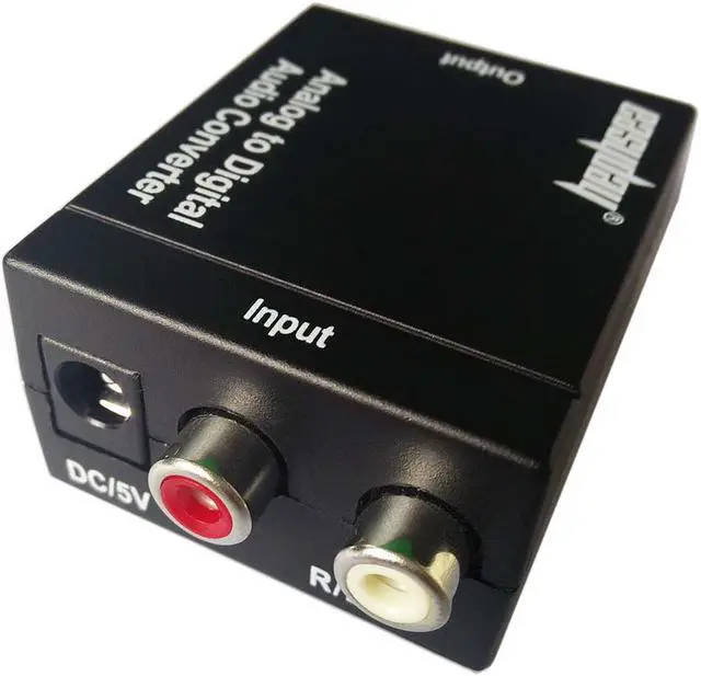 Alt view image 2 of 5 - Analog L/R to Digital S/PDIF&TOSLink Analog to Digital Audio Converter Adapter
