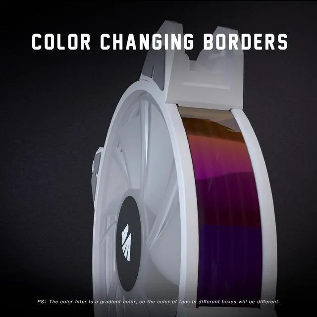 Alt view image 7 of 7 - 120mm Rgb Case Fans with 5V Argb Motherboard Sync,Asiahorse Magic-E Argb Computer Cooling Pc Case Fan Addressable Rgb Color Changing Led Fan with Remote Control (3Pack white)