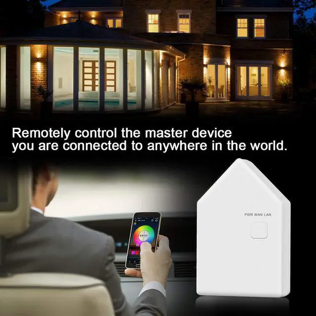 Alt view image 5 of 7 - MagicConnect Smart Home Hub, Stand Alone Bridge, Works with All MagicConnect Brand Bluetooth Mesh Devices, Compatible with Amazon Alexa and Google Home