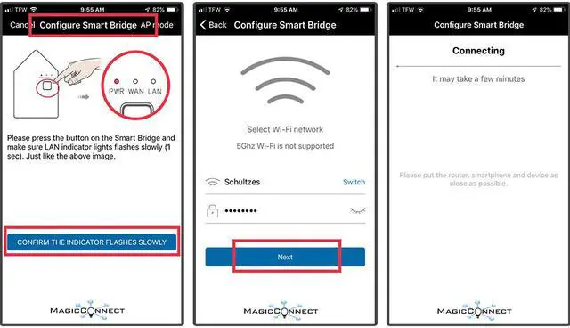 Alt view image 2 of 7 - MagicConnect Smart Home Hub, Stand Alone Bridge, Works with All MagicConnect Brand Bluetooth Mesh Devices, Compatible with Amazon Alexa and Google Home