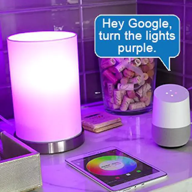 Alt view image 4 of 7 - MagicLight Smart Light Bulb (60w Equivalent), A19 7W Multicolor 2700k-6500k Dimmable WiFi LED Bulb, Compatible with Alexa Google Home Siri IFTTT