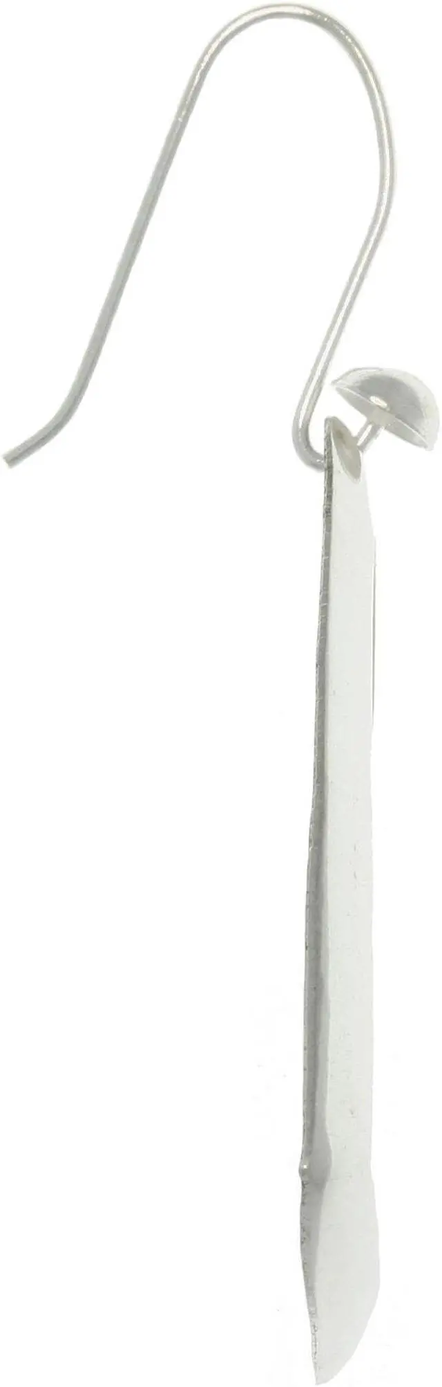 Alt view image 3 of 3 - Jewelry Trends Sterling Silver Triangle Dangle Earrings