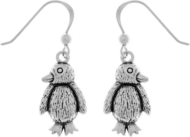 Main image of Jewelry Trends Sterling Silver Cute Baby Penguin Dangle Earrings