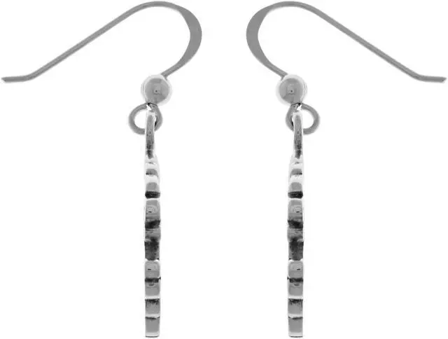 Alt view image 3 of 3 - Jewelry Trends Sterling Silver Celtic Knotwork Tree of Life Dangle Earrings