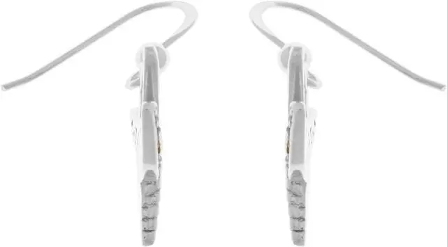 Alt view image 3 of 3 - Jewelry Trends Sterling Silver Filigree Wing Dragonfly Dangle Earrings