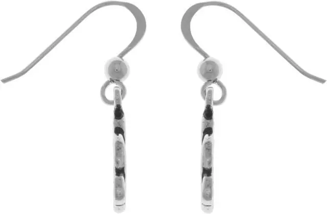 Alt view image 3 of 3 - Jewelry Trends Sterling Silver Celtic Triquetra Circle of Life Dangle Earrings
