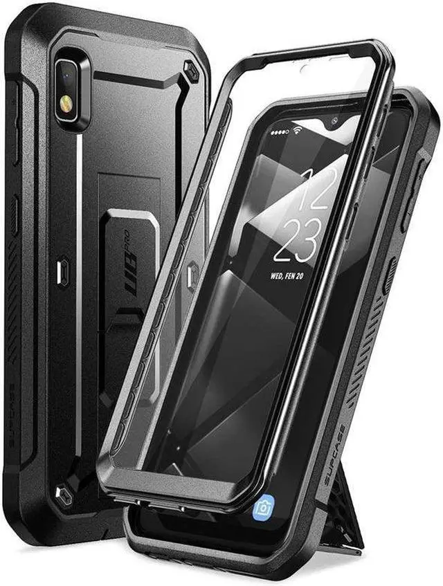 Main image of SupCase Unicorn Beetle Pro Series Designed for Samsung Galaxy A10e Case(2019 Release), Full-Body Rugged Holster & Kickstand Case with Built-in Screen Protector (Black)