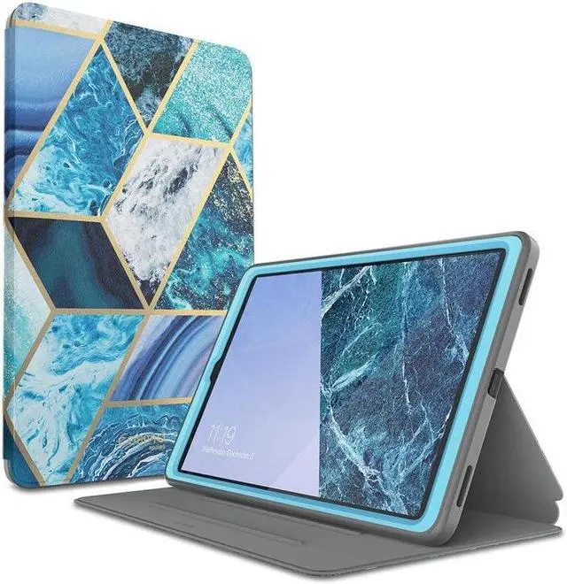 Alt view image 6 of 6 - i-Blason Case Designed for Galaxy Tab A 10.1 (SM-T510/T515) 2019, [Cosmo] Full-Body Protection with Built-in Screen Protector Case for Samsung Galaxy Tab A 10.1 2019 Release (Blue)