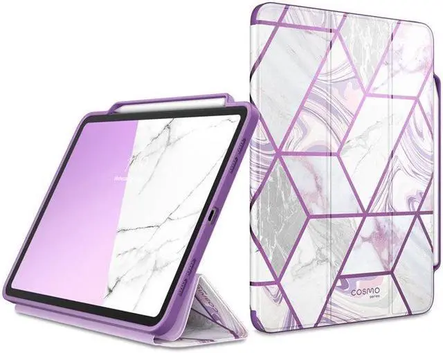 Main image of I-BLASON For iPad Pro 11 Case (2020) Cosmo Full-Body Trifold Stand Marble Case Flip Cover with Auto Sleep/Wake & Pencil Holder