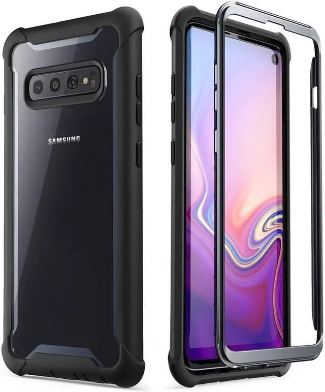 Main image of I-BLASON For Samsung Galaxy S10 Case 6.1 inch Ares Full-Body Rugged Clear Bumper Cover WITHOUT Built-in Screen Protector