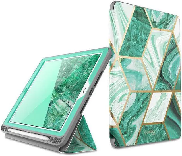 Alt view image 7 of 7 - i-Blason Cosmo Case for New iPad 7th Generation, iPad 10.2 2019 Case, Full-Body Trifold with Built-in Screen Protector Protective Smart Cover with Auto Sleep/Wake & Pencil Holder (Prasio)